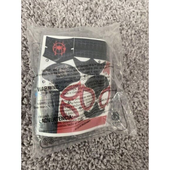 Spider-man Into The Spider-Verse McDonalds Toy 201 - Picture 2 of 3